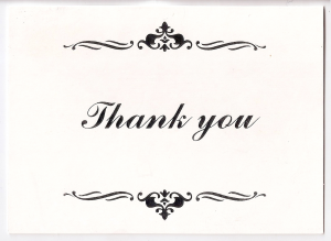 Thank You cards